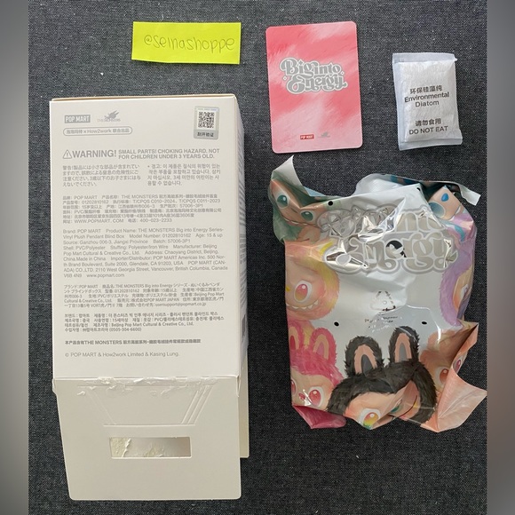 Pop Mart Labubu LOVE Big Into Energy Vinyl Face Plush Pendant Keychain BIE V3 - Picture 4 of 7